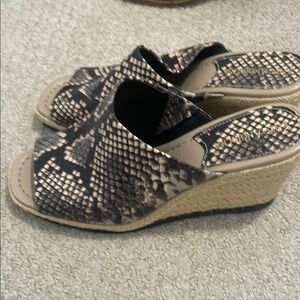 Enzo Angiolini Brown Wedge Shoes